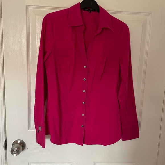 Express Pink Button Up Blouse. Great condition, like new! - Picture 2 of 13